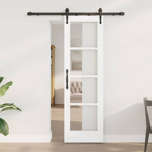 Ușă glisantă ORKDAL 61 x 198,5 cm Lemn masiv de pin și sticlă