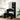 Set de Dressing 2 buc. Stejar Negru 74,5 x 40 x 141 cm