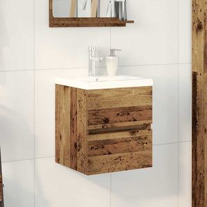 Dulap pentru Chiuveta de Baie Stejar Negru 80 x 39 x 62 cm