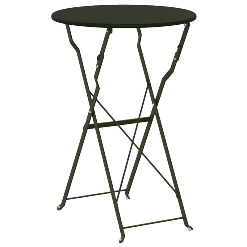Masă de bistro Verde închis Ø 50 x 71 cm