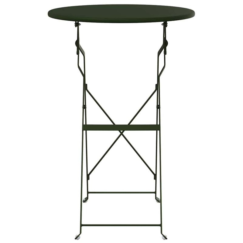 Masă de bistro Verde închis Ø 50 x 71 cm