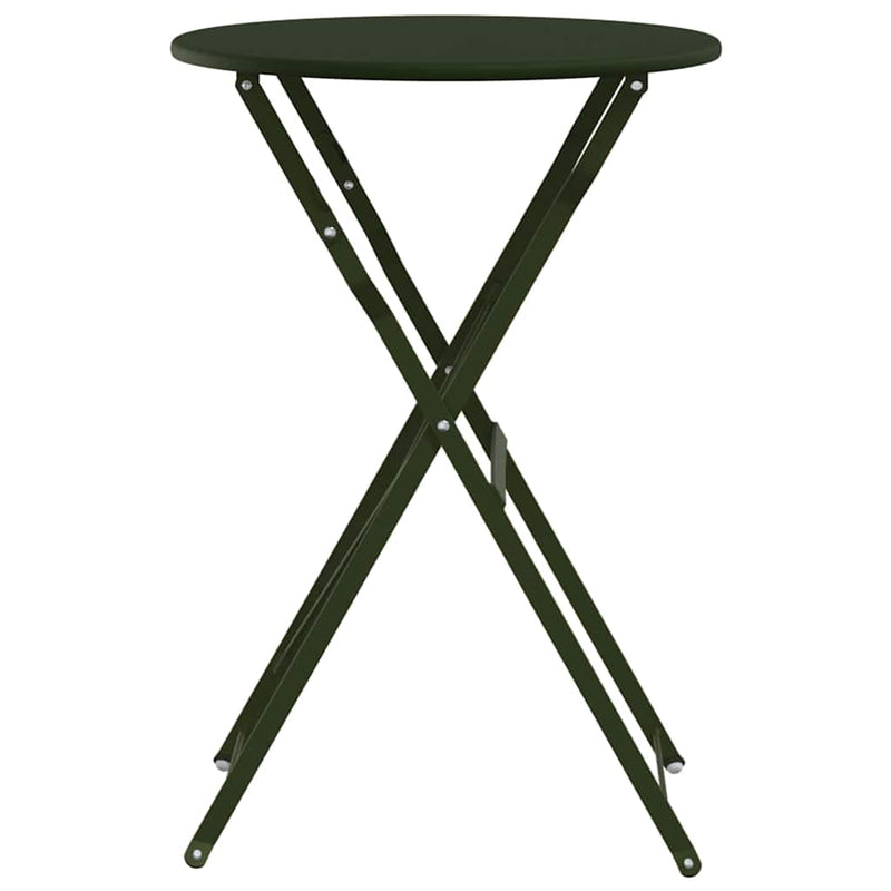 Masă de bistro Verde închis Ø 50 x 71 cm