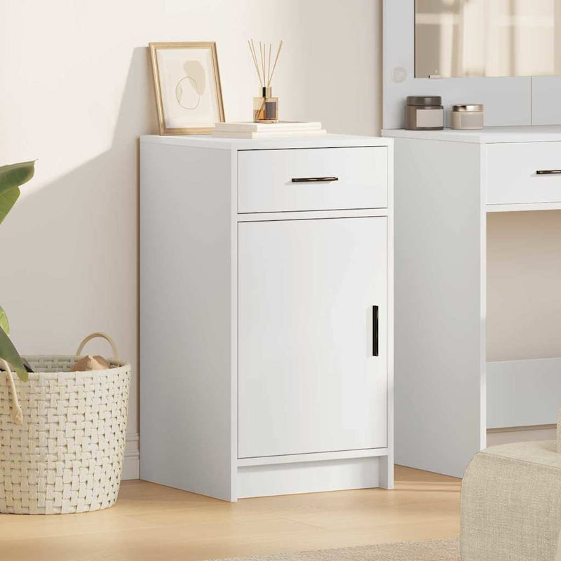 Bufet Alb 40 x 40.5 x 75 cm Lemn prelucrat