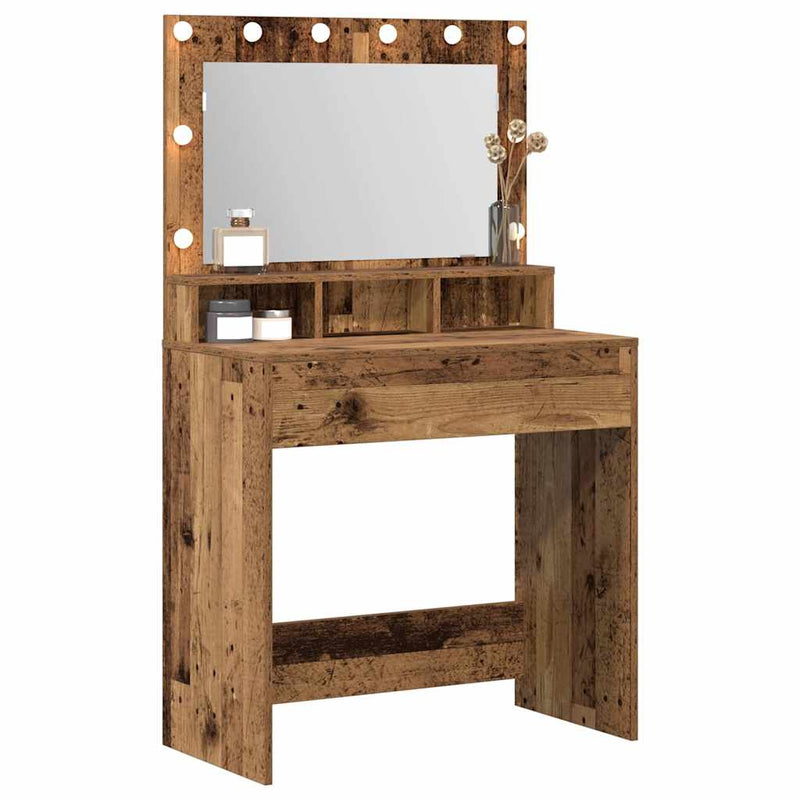 Masă de Machiaj Lemn vechi 75,5 x 41 x 135 cm Lemn prelucrat