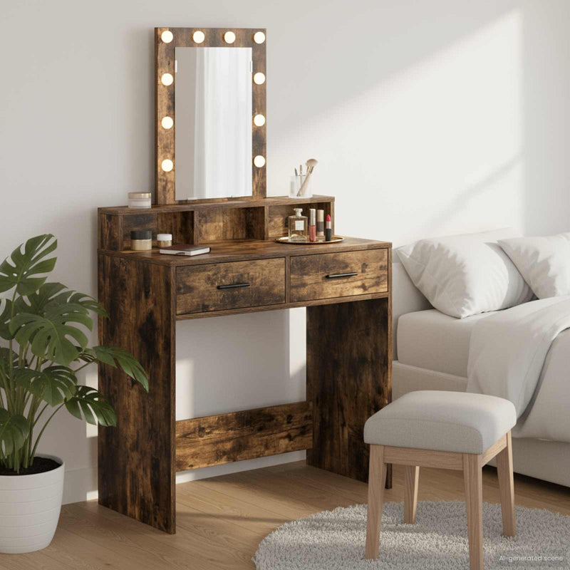 Masă de Machiaj Maro 79 x 41 x 140 cm Lemn prelucrat