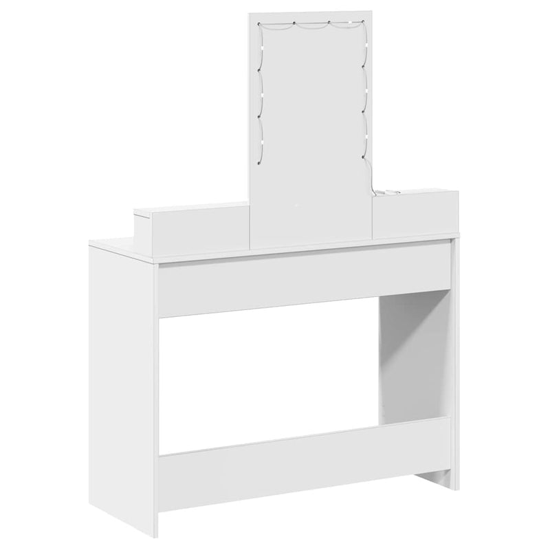 Masă de Machiaj Alb 100 x 41 x 140 cm Lemn prelucrat