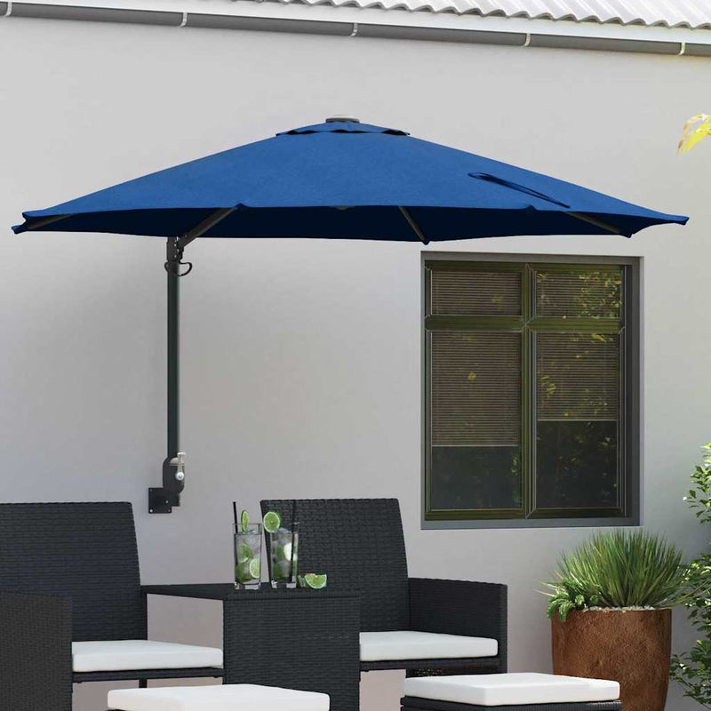 Parasol de Grădină 248 x 248 x 148 cm Poliester și oțel