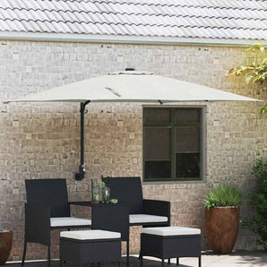 Parasol de Grădină Nisipiu 248,5 x 247,5 x 160 cm