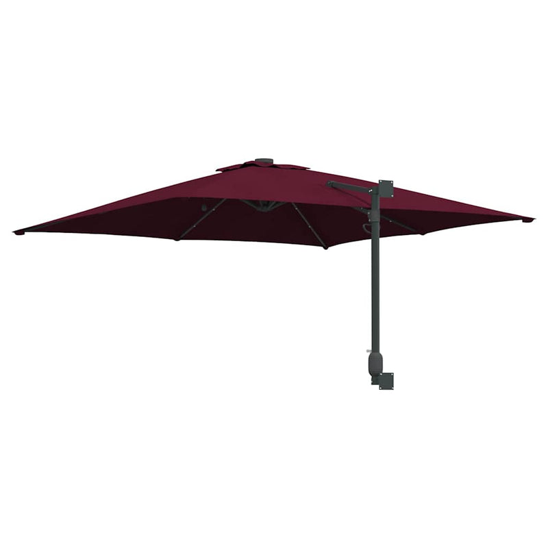 Parasol de Grădină Roșu Bordeaux 248,5 x 247,5 x 160 cm