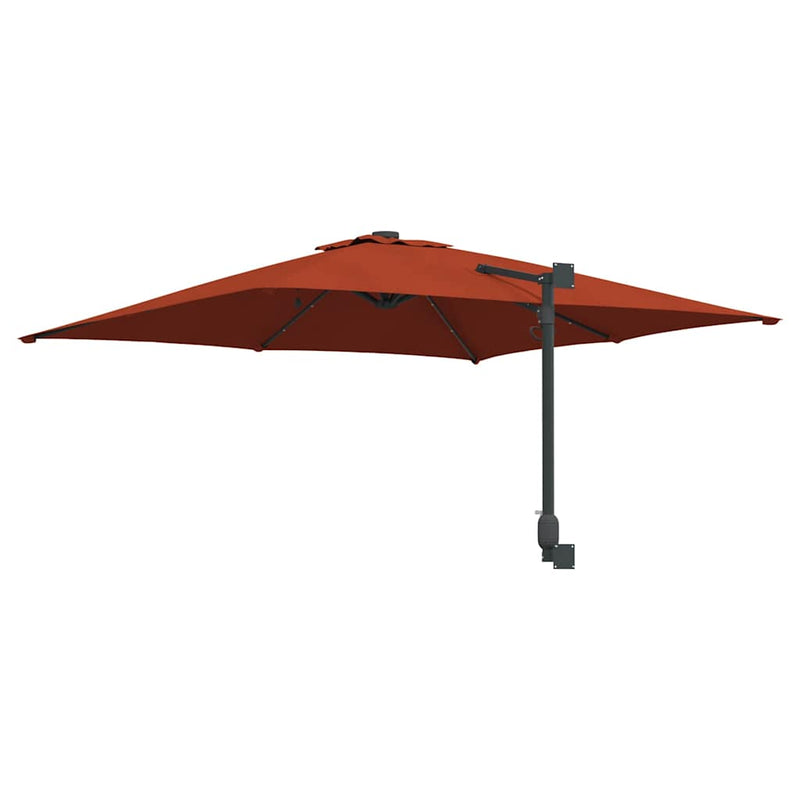 Parasol de Grădină Terracota 248,5 x 247,5 x 160 cm