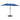 Parasol de Grădină 385 x 209 x 244 cm Poliester Albastru azur