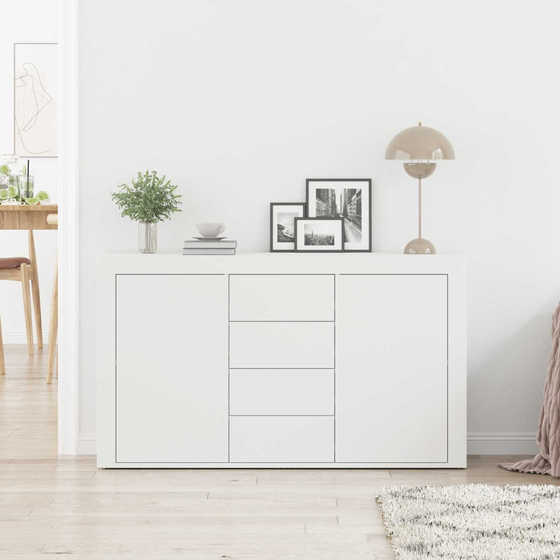 Bufet Alb 120 x 36 x 69 cm Lemn prelucrat