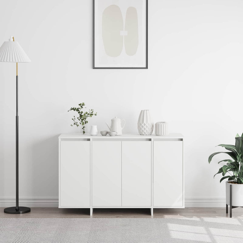 Bufet Alb 120 x 41 x 75 cm Lemn prelucrat