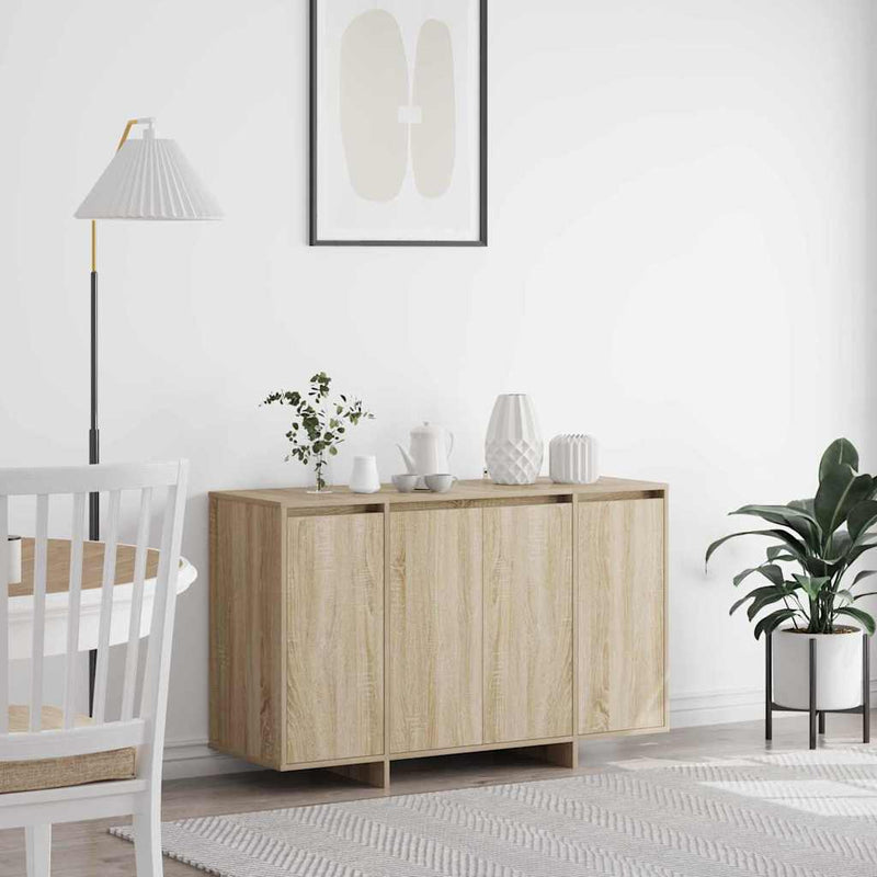 Bufet Stejar Sonoma 120 x 41 x 75 cm Lemn prelucrat