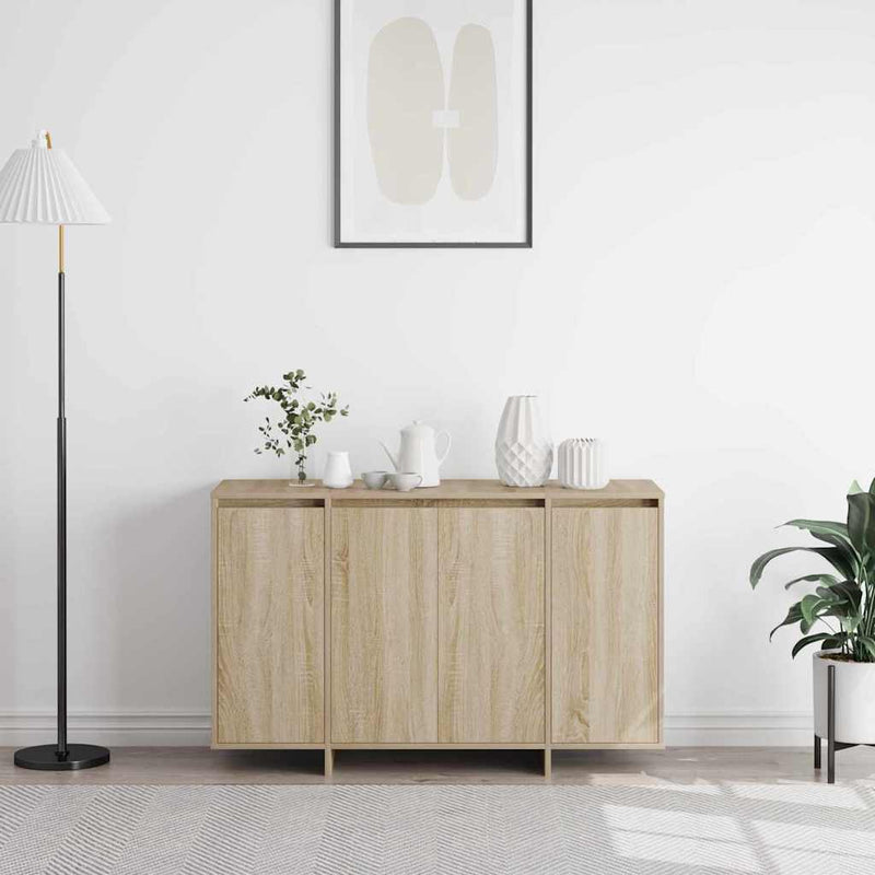 Bufet Stejar Sonoma 120 x 41 x 75 cm Lemn prelucrat
