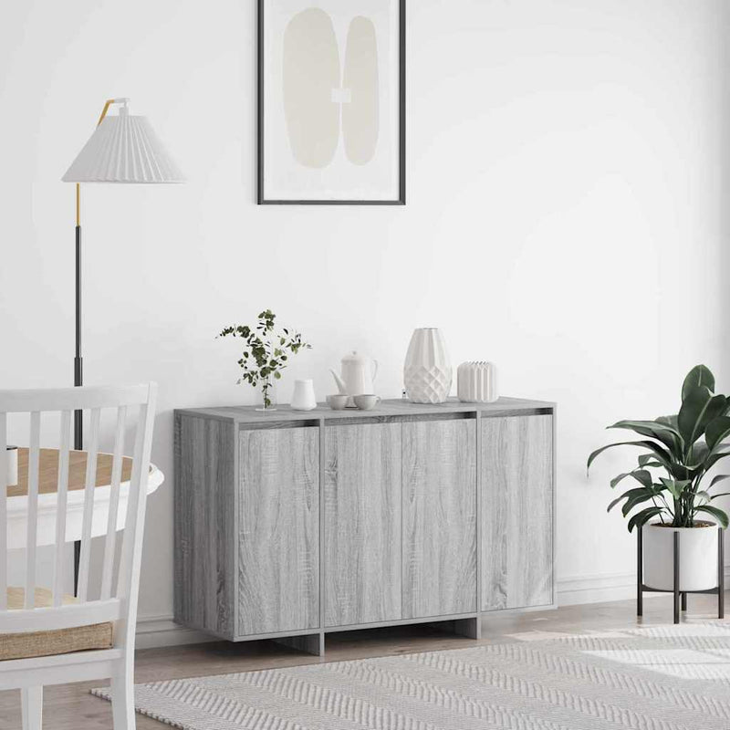 Bufet Gri Sonoma 120 x 41 x 75 cm Lemn prelucrat