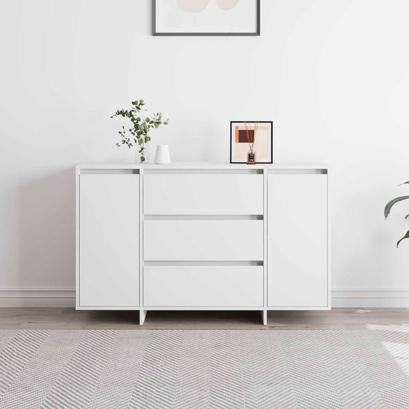 Bufet cu sertar Alb 120 x 41 x 75 cm Lemn compozit