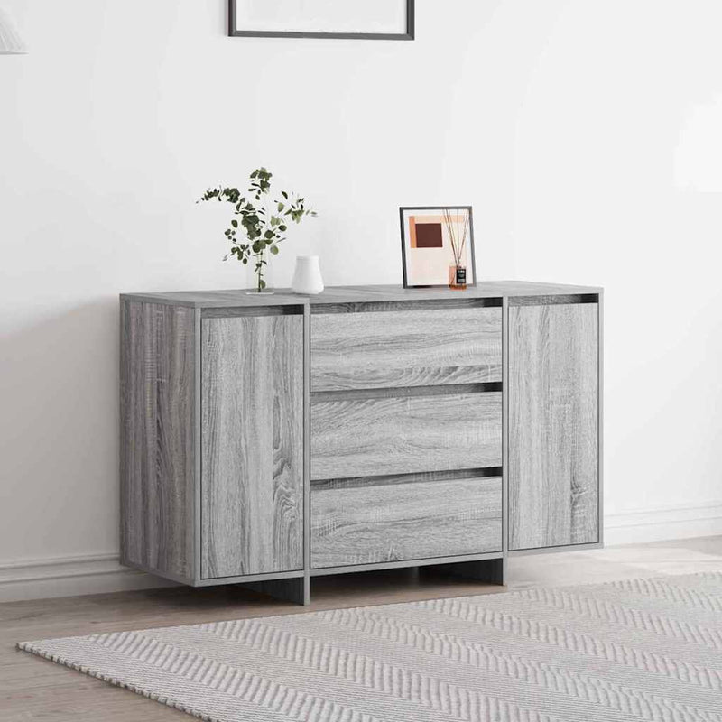 Bufet Gri Sonoma 120 x 41 x 75 cm Lemn prelucrat