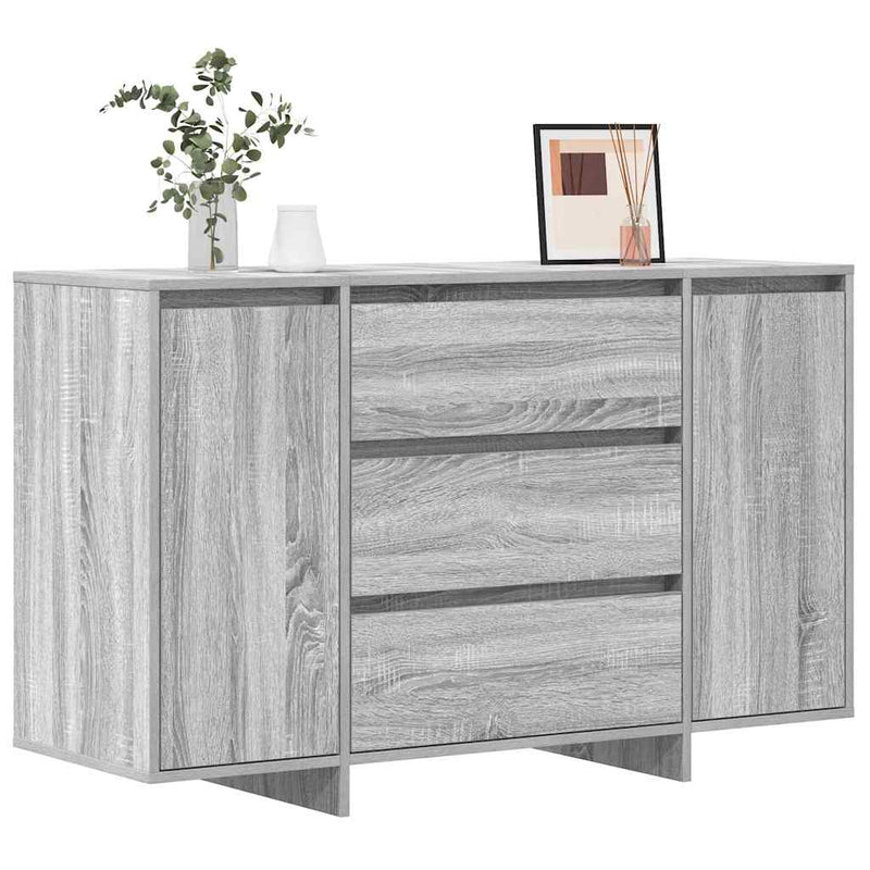 Bufet Gri Sonoma 120 x 41 x 75 cm Lemn prelucrat