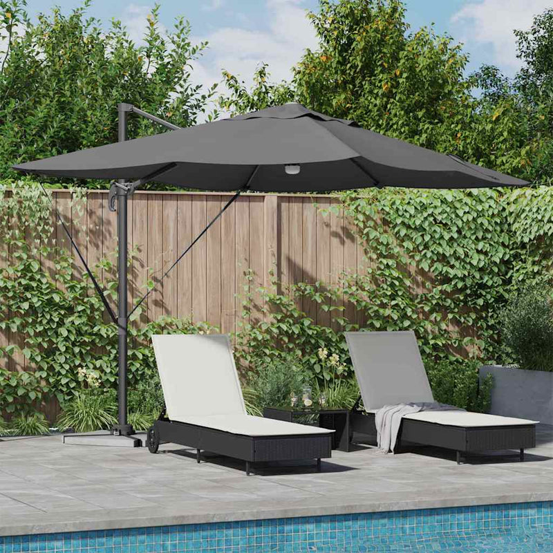 Umbrelă de soare Antracit 351 x 250 x 253 cm
