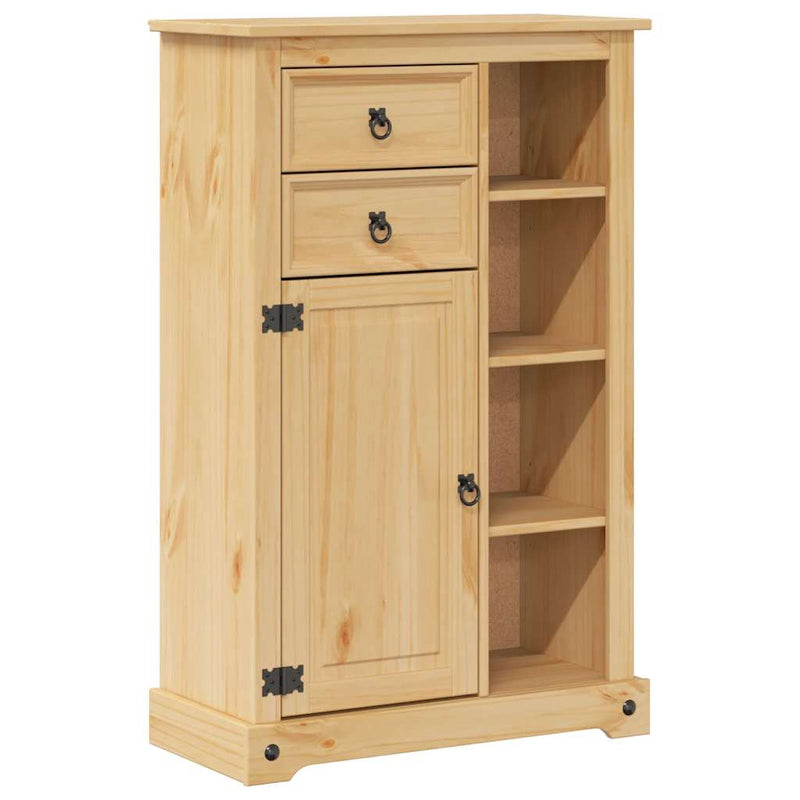 Set mobilier de baie „Corona”, 2 piese, lemn masiv de pin