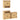 Set mobilier de baie „Corona”, 3 piese, lemn masiv de pin
