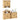 Set mobilier de baie „Corona”, 3 piese, lemn masiv de pin