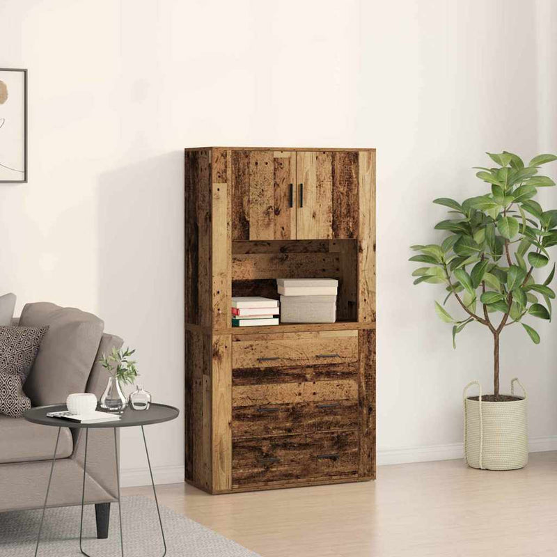 Bufet Lemn vechi 80 x 33 x 150 cm Lemn prelucrat