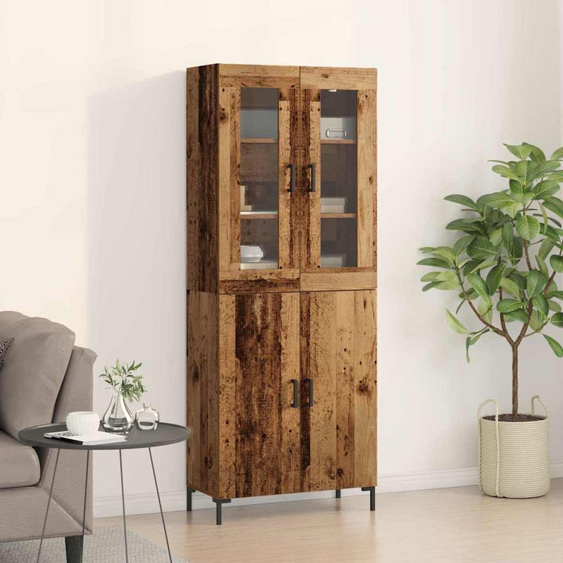 Bufet 2 buc. Lemn vechi 69,5 x 34 x 180 cm Lemn prelucrat