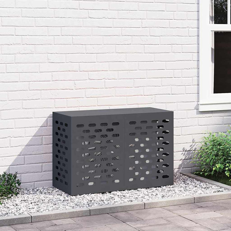 Husă pentru aer condiționat Antracit 90 x 40 x 60 cm Oțel