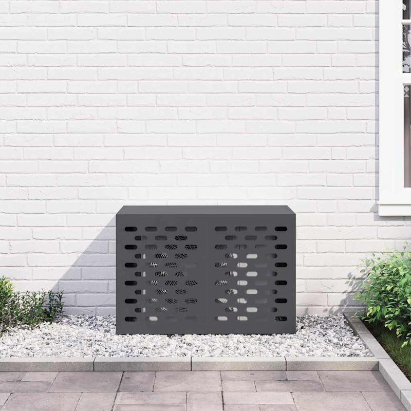 Husă pentru aer condiționat Antracit 90 x 40 x 60 cm Oțel