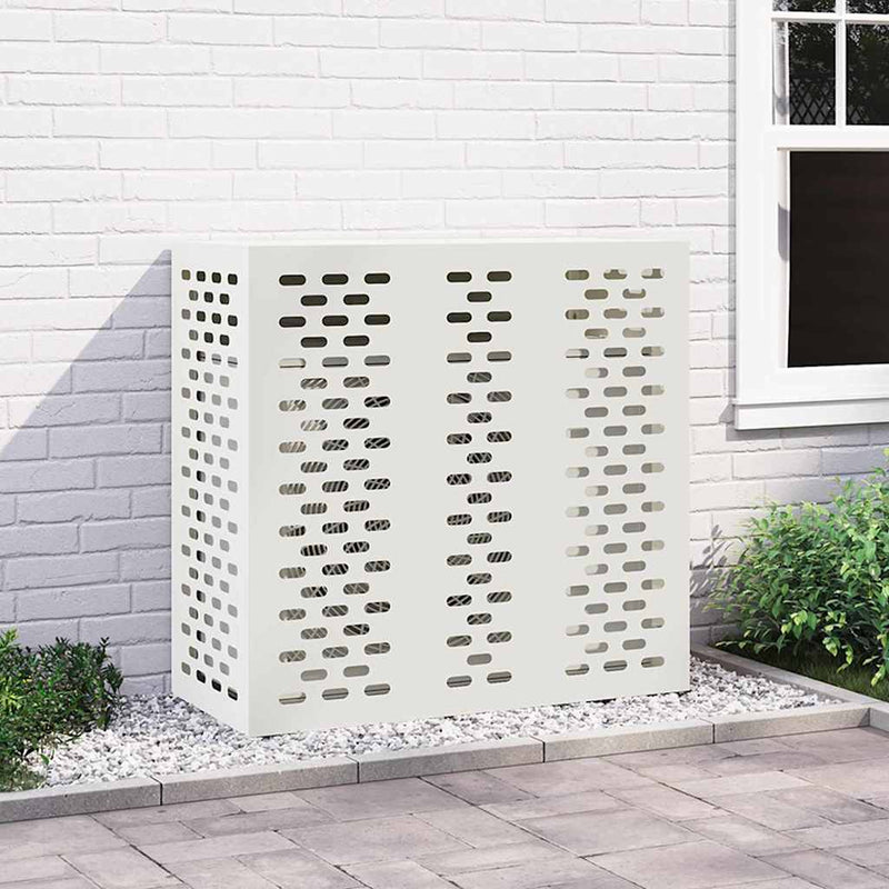 Husă pentru aer condiționat Alb 110 x 50 x 105 cm