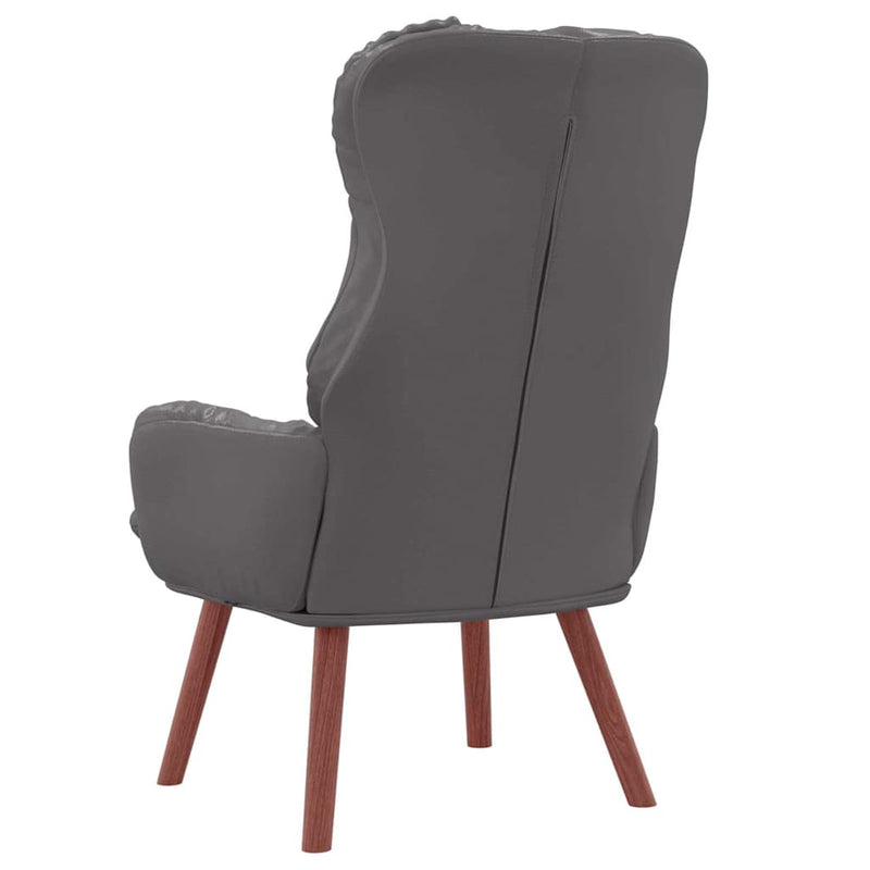 fotoliu Gri 69 x 74 x 93 cm Piele artificiala