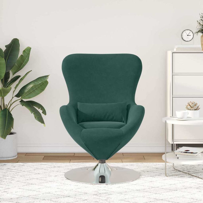 Fotoliu ou Verde închis Catifea