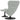 Scaun Egg cu Taburet Gri deschis Catifea