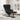 Scaun Egg cu Taburet Negru Catifea
