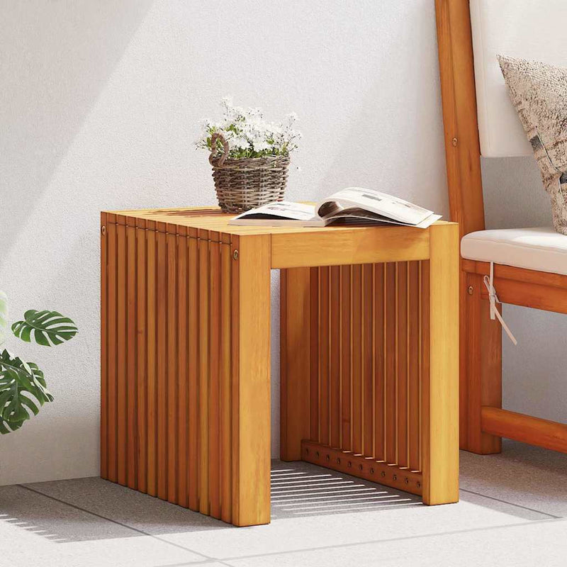 Masă laterală Ulei Natural 43 x 36 x 40 cm Lemn solid de tec