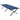 Pat pliabil pentru camping 2 buc. albastru 210 x 80 x 46 cm