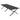 Pat pliabil pentru camping Manual 2 buc. Negru 210 x 80 x 46 cm
