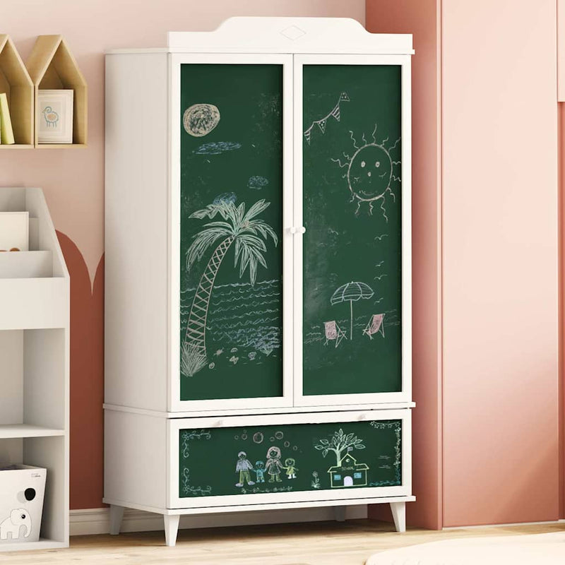 Depozitare creativă pentru copii ROROS Alb 90 x 45 x 165 cm