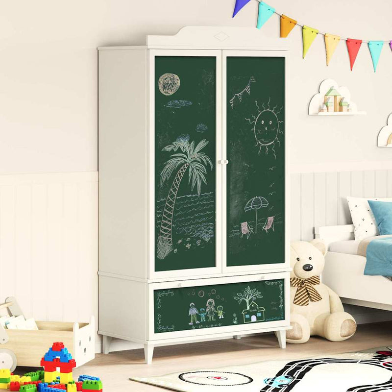 Depozitare creativă pentru copii ROROS Alb 90 x 45 x 165 cm