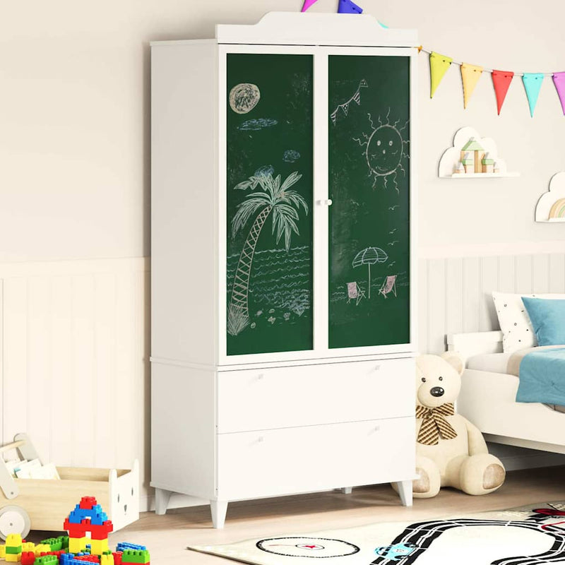 Depozitare creativă pentru copii ROROS Alb 90 x 45 x 180 cm