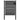 Poarta de gradina incuiabil neagra 100x120 cm aluminiu
