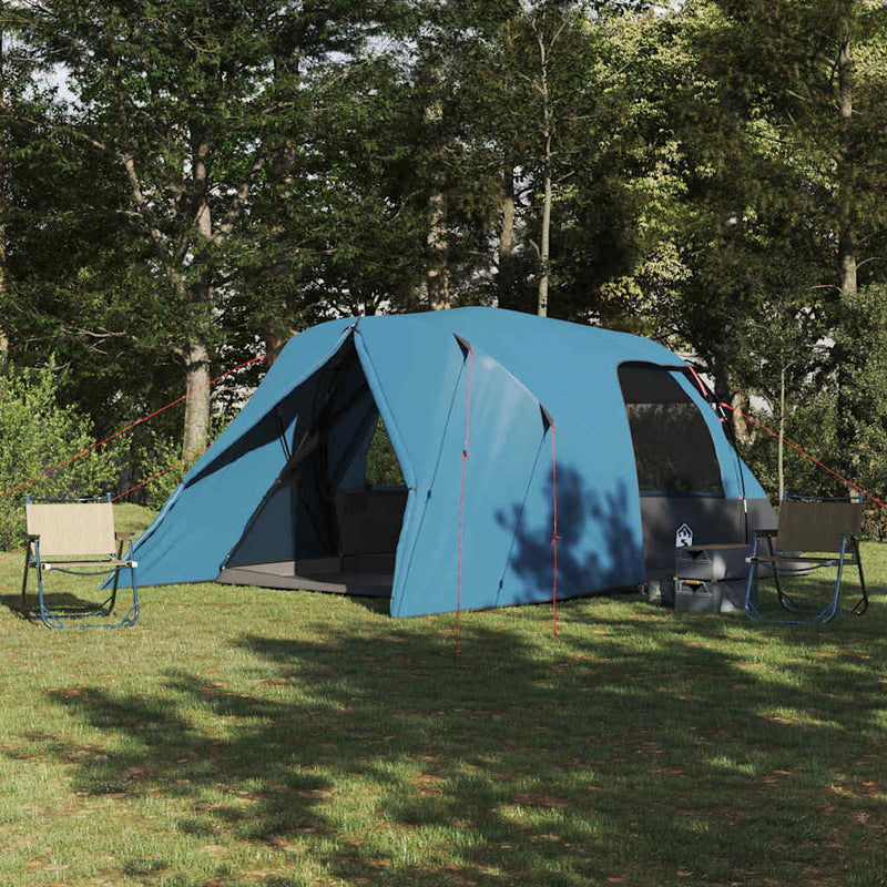 Cort Dome 6-Persoane cu acoperiș albastru 500 x 314 x 206 cm