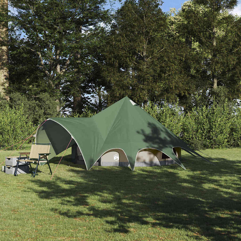 Cort Teepee pentru 3 Persoane 3 persoană Verde și gri