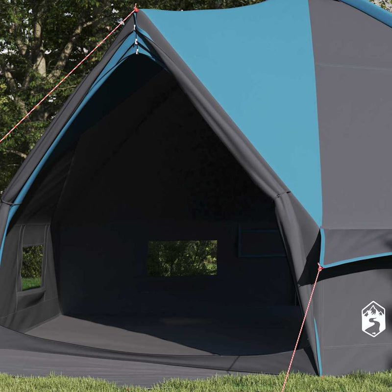 Cort Teepee pentru 10 Persoane 10 persoană Albastru și Gri