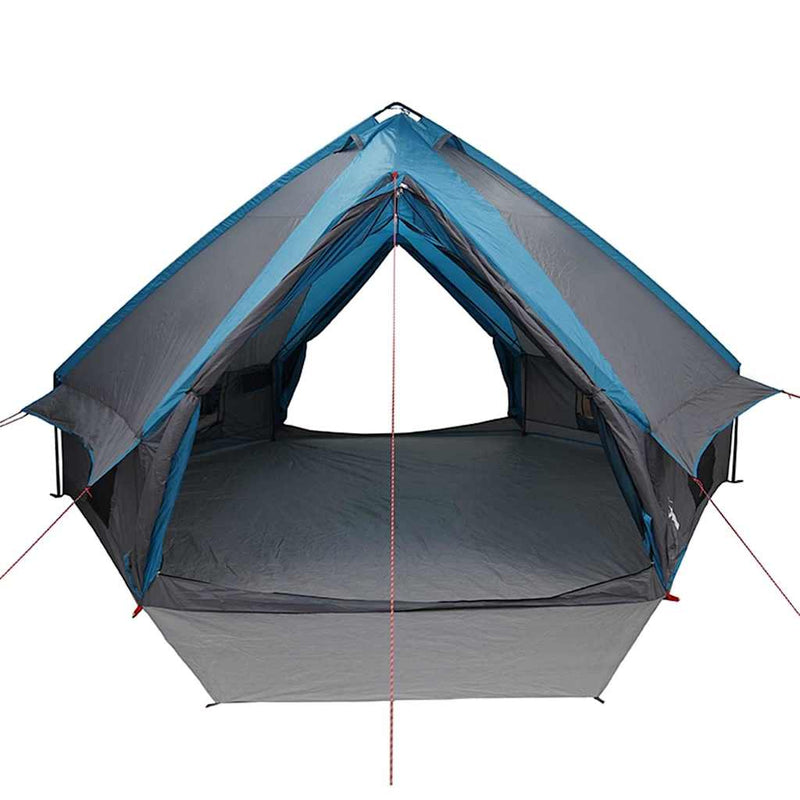 Cort Teepee pentru 10 Persoane 10 persoană Albastru și Gri