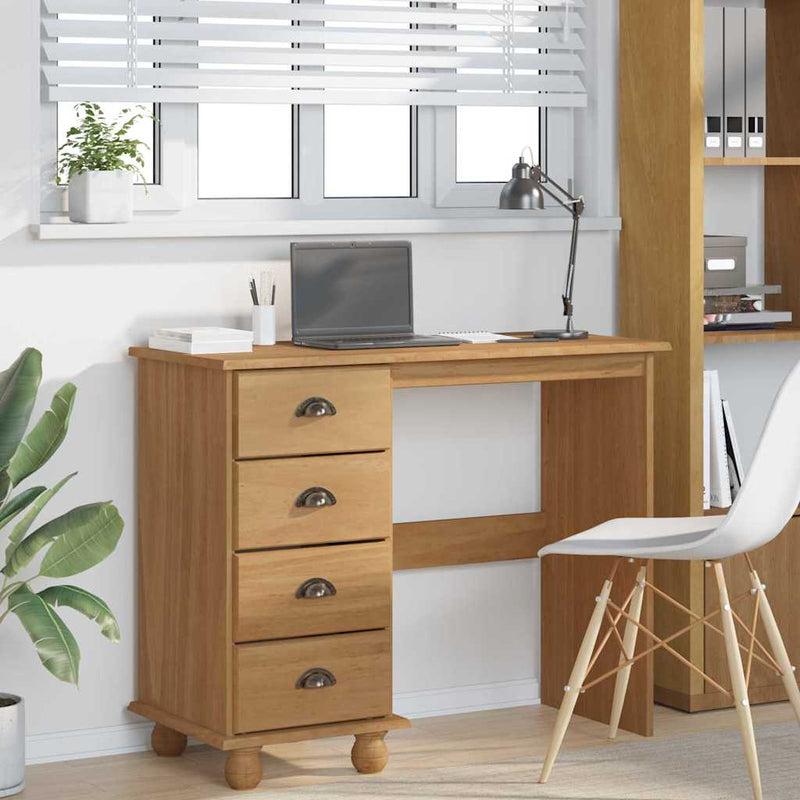 Masă de scris ASKIM Maro 95 x 40 x 75 cm Lemn de pin masiv
