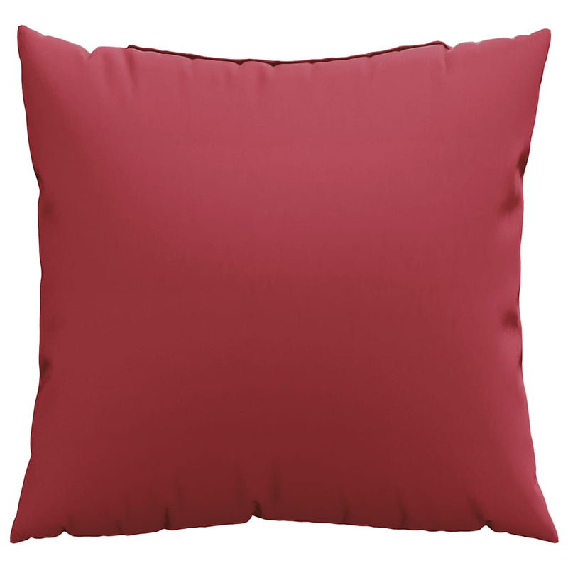 Perne canapea 4 buc. roșu vin 60x60 cm, material textil