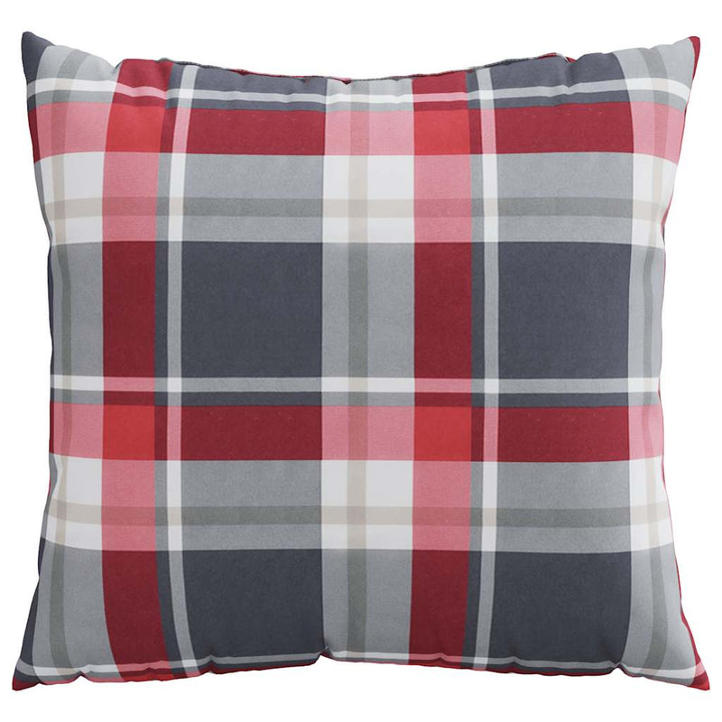 Perne canapea 4 buc. model carouri roșii 60x60 cm, material textil